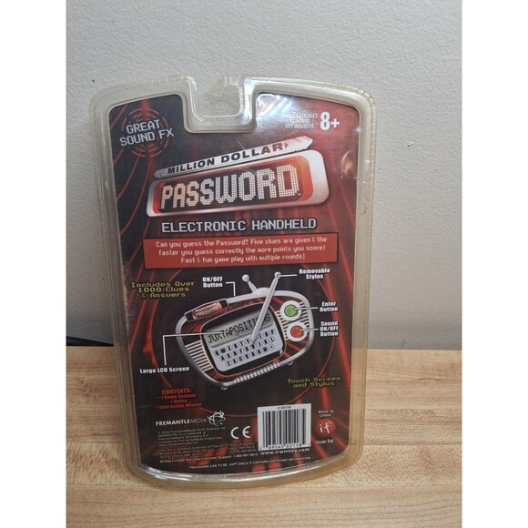 2008 Million Dollar Password Hand-Held Electronic Game Regis Philbin New NIP - Picture 2 of 2